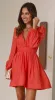 Charlotte Mini Dress - Melon sold by Billy J