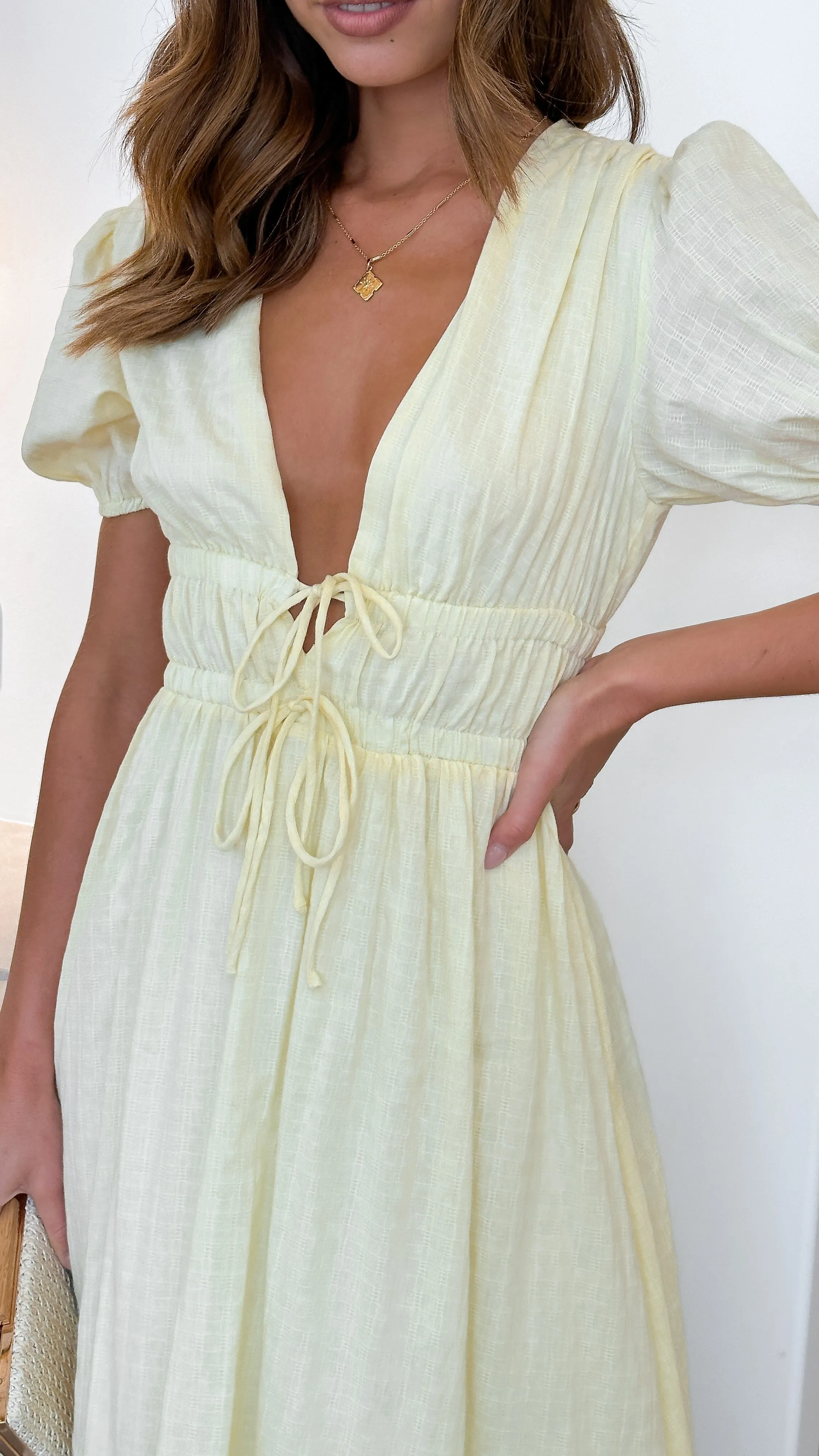 Ena Midi Dress - Yellow sold by Billy J product image thumbnail 5