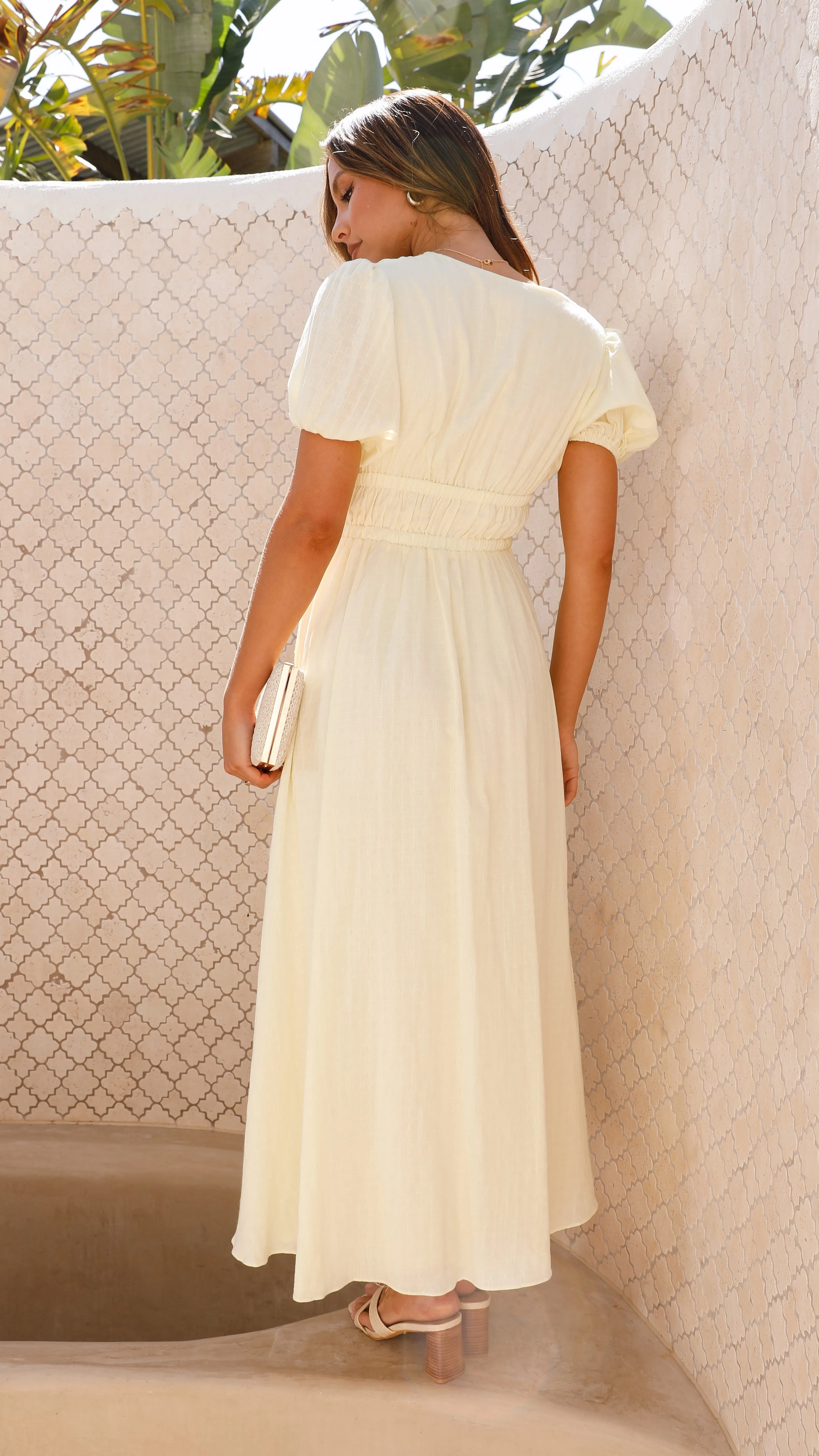 Ena Midi Dress - Yellow sold by Billy J product image thumbnail 2