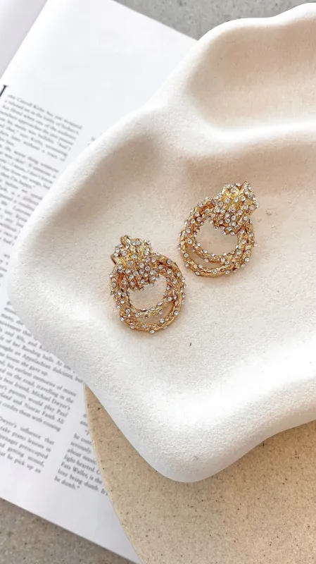 Èala Earrings - Gold sold by Billy J