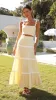 Lys Top and Maxi Skirt Set - Yellow sold by Billy J