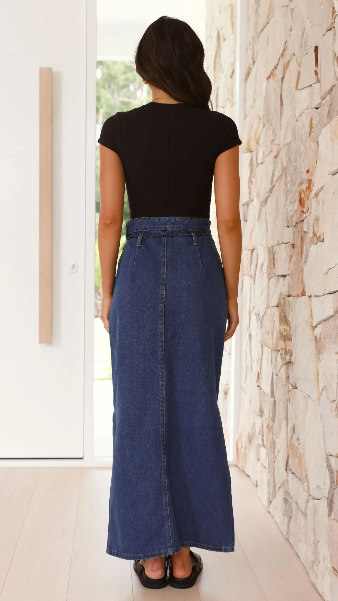 Organic Rib SS Tee - Black sold by Billy J product image thumbnail 5