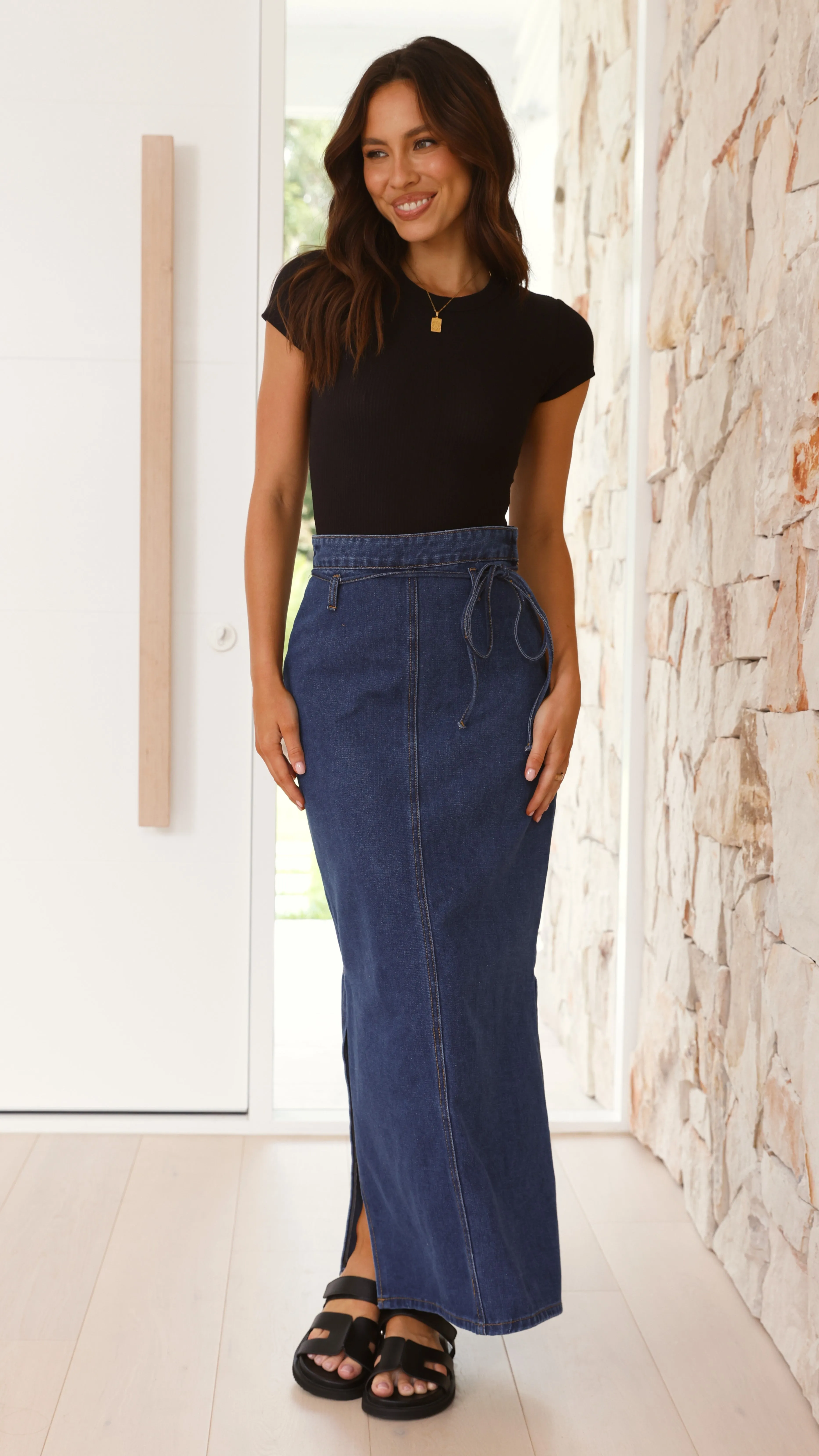 Organic Rib SS Tee - Black sold by Billy J product image thumbnail 3