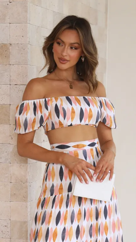 Darna Crop Top - Diamond Geo sold by Billy J