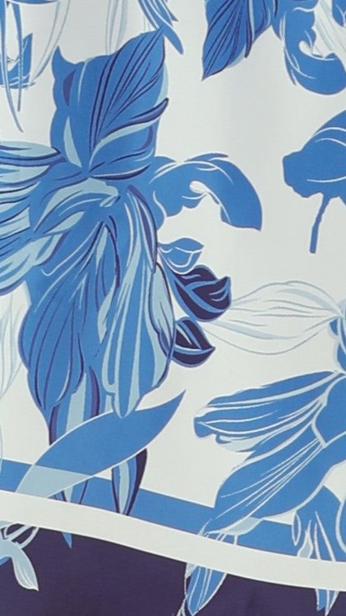 Hadas Maxi Dress - Blue / White Floral sold by Billy J product image thumbnail 4