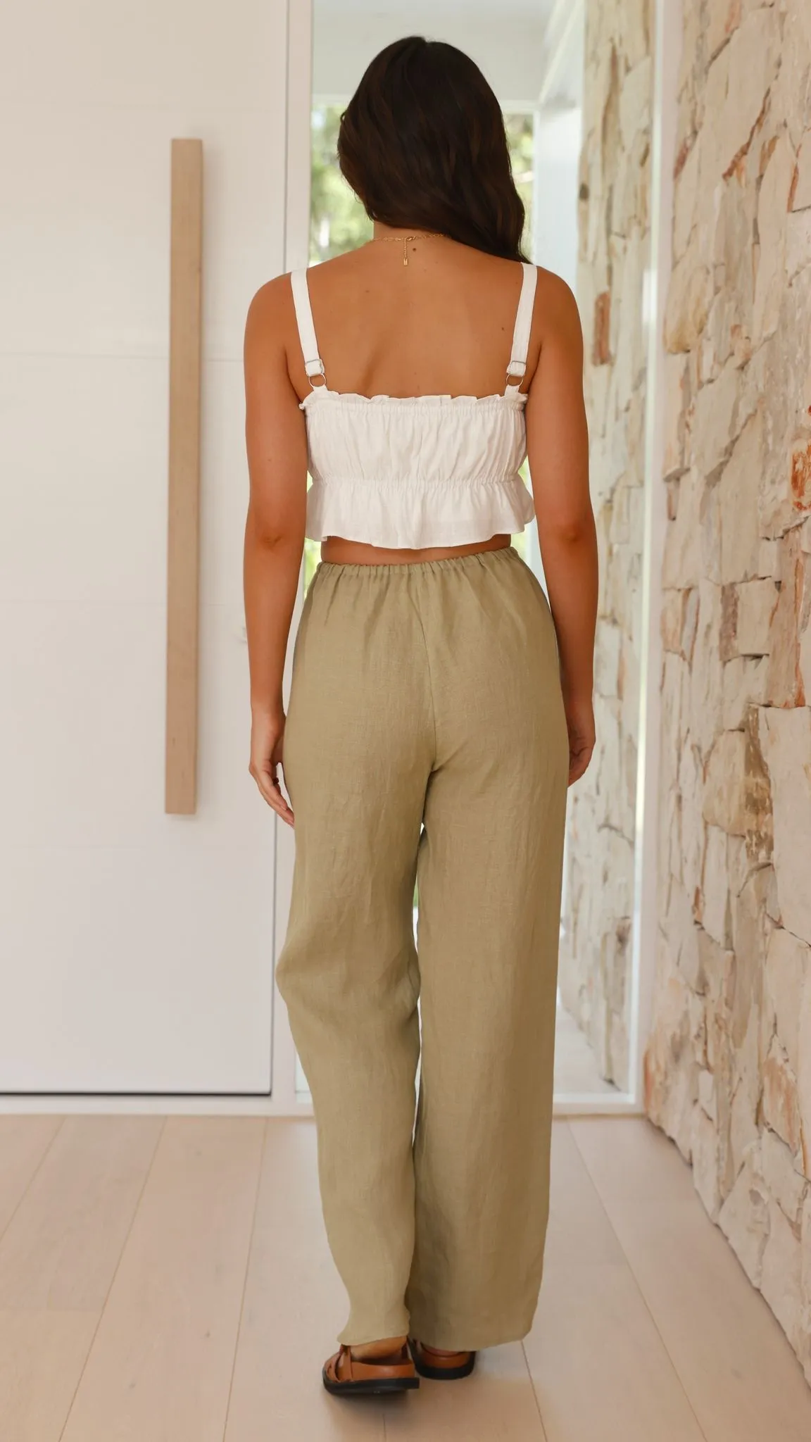 Kleo Crop Top - White sold by Billy J product image thumbnail 5