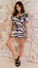 Laik Playsuit - Black / Beige Zebra sold by Billy J