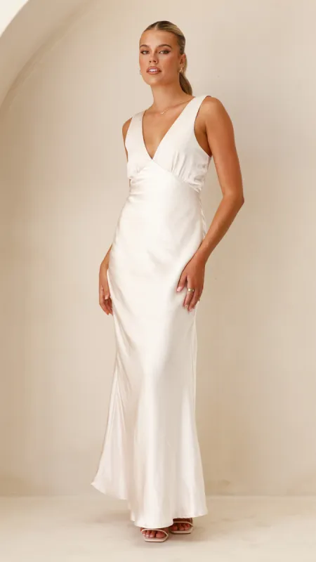 Sofia Maxi Dress - Champagne sold by Billy J