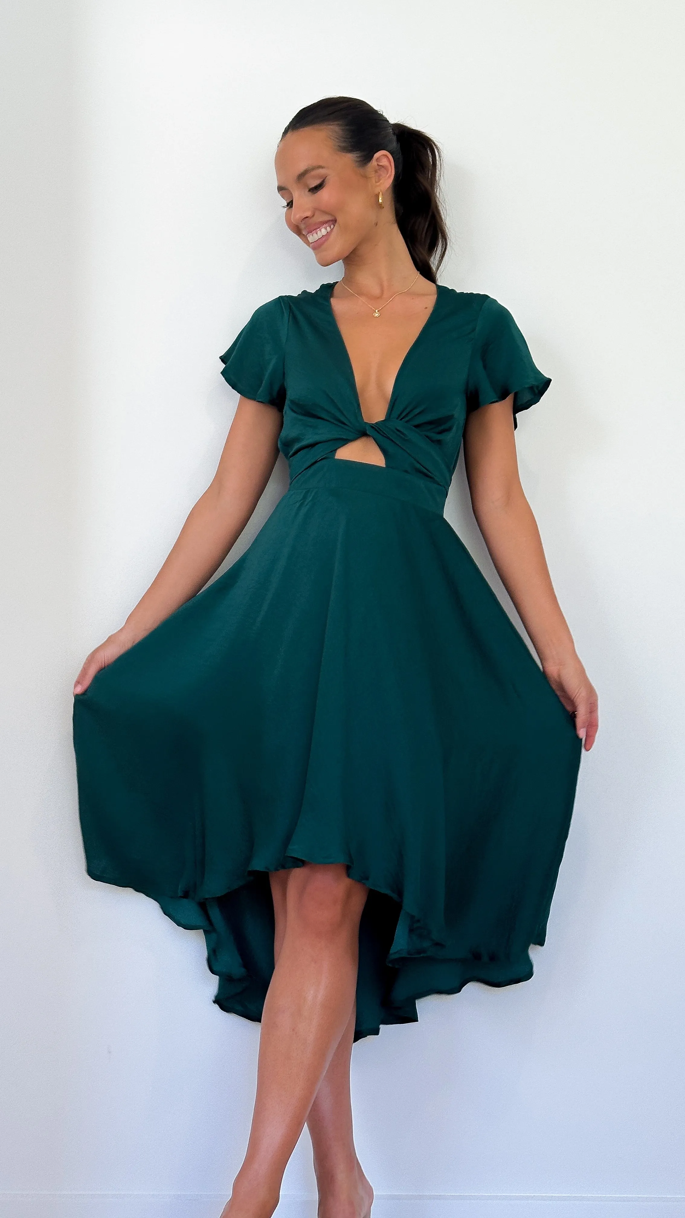 Sunny Daze Dress - Emerald sold by Billy J product image thumbnail 4