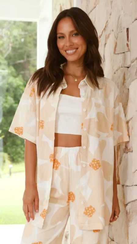 Zita Oversize Shirt - Buttercup Floral sold by Billy J