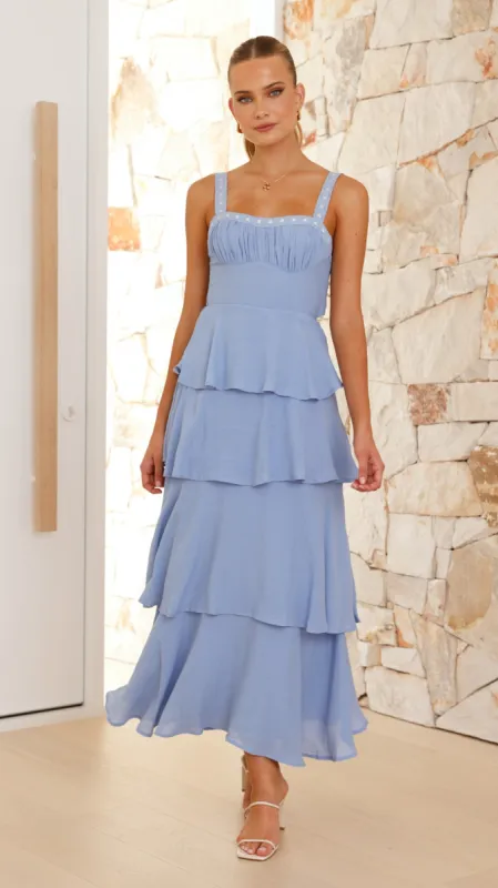 Odilia Maxi Dress - Blue sold by Billy J
