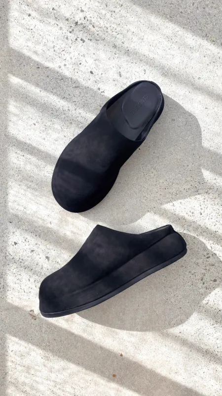 Alias Mae Phoebe Slide - Black Nubuck sold by Billy J