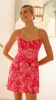 Margie Mini Dress - Pink Floral sold by Billy J
