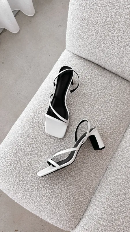 Cailan Heel - White sold by Billy J