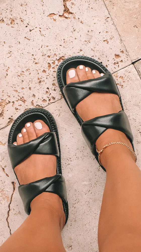 Zonya Slide - Black sold by Billy J