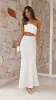 Abia Maxi Dress - White/Natural sold by Billy J