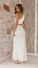 Abia Maxi Dress - White/Natural sold by Billy J