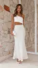 Abia Maxi Dress - White/Natural sold by Billy J