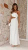 Abia Maxi Dress - White/Natural sold by Billy J
