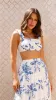 Adaya Crop Top - Blue/White sold by Billy J