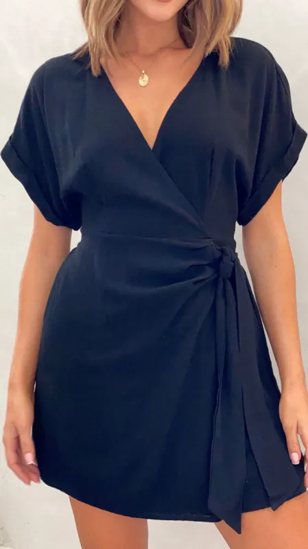 Rae Mini Dress - Black sold by Billy J