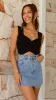 Lucielle Wrap Top - Black sold by Billy J
