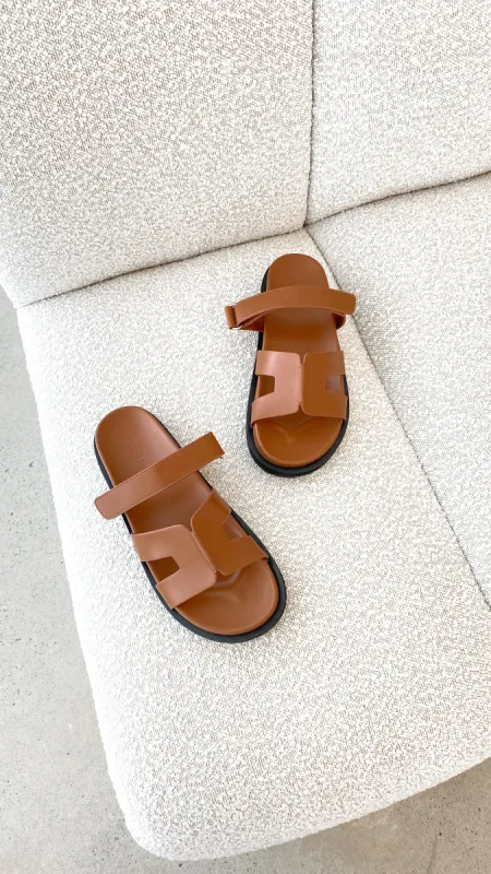 Theon Slides - Tan sold by Billy J
