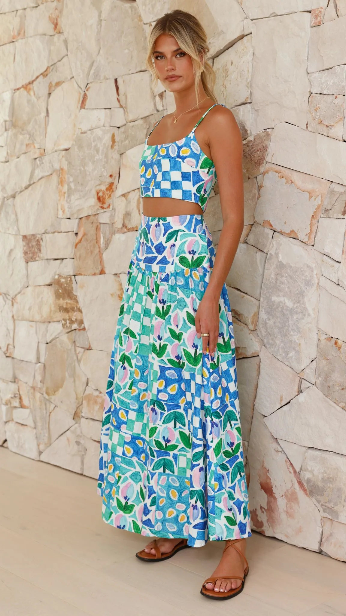 Mahlia Maxi Skirt - Menorca sold by Billy J product image thumbnail 5