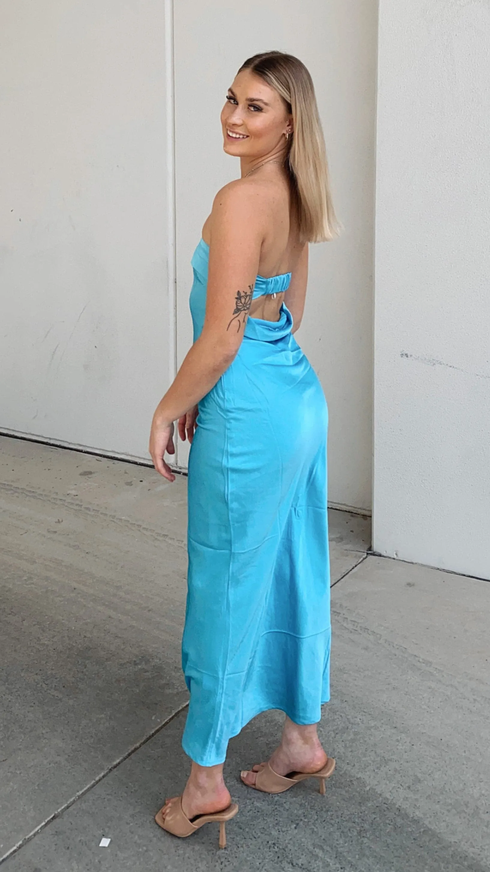 Miya Maxi Dress - Blue sold by Billy J product image thumbnail 4