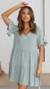 Mariah Mini Dress - Sage sold by Billy J