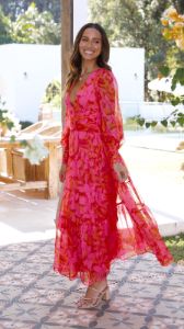 Melissa Maxi Dress - Pink/Orange sold by Billy J