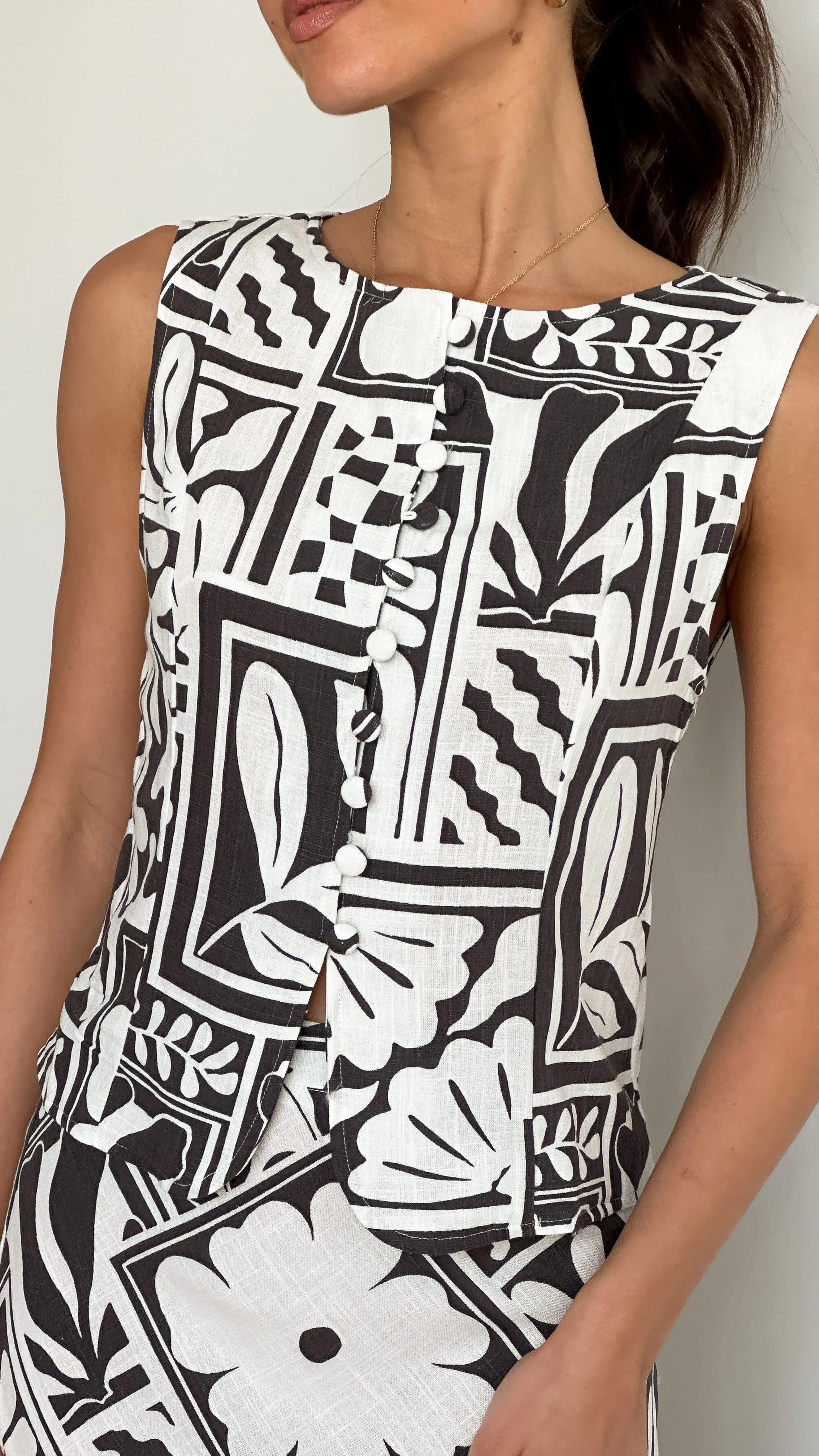 Trinity Vest - Laie Floral sold by Billy J product image thumbnail 5