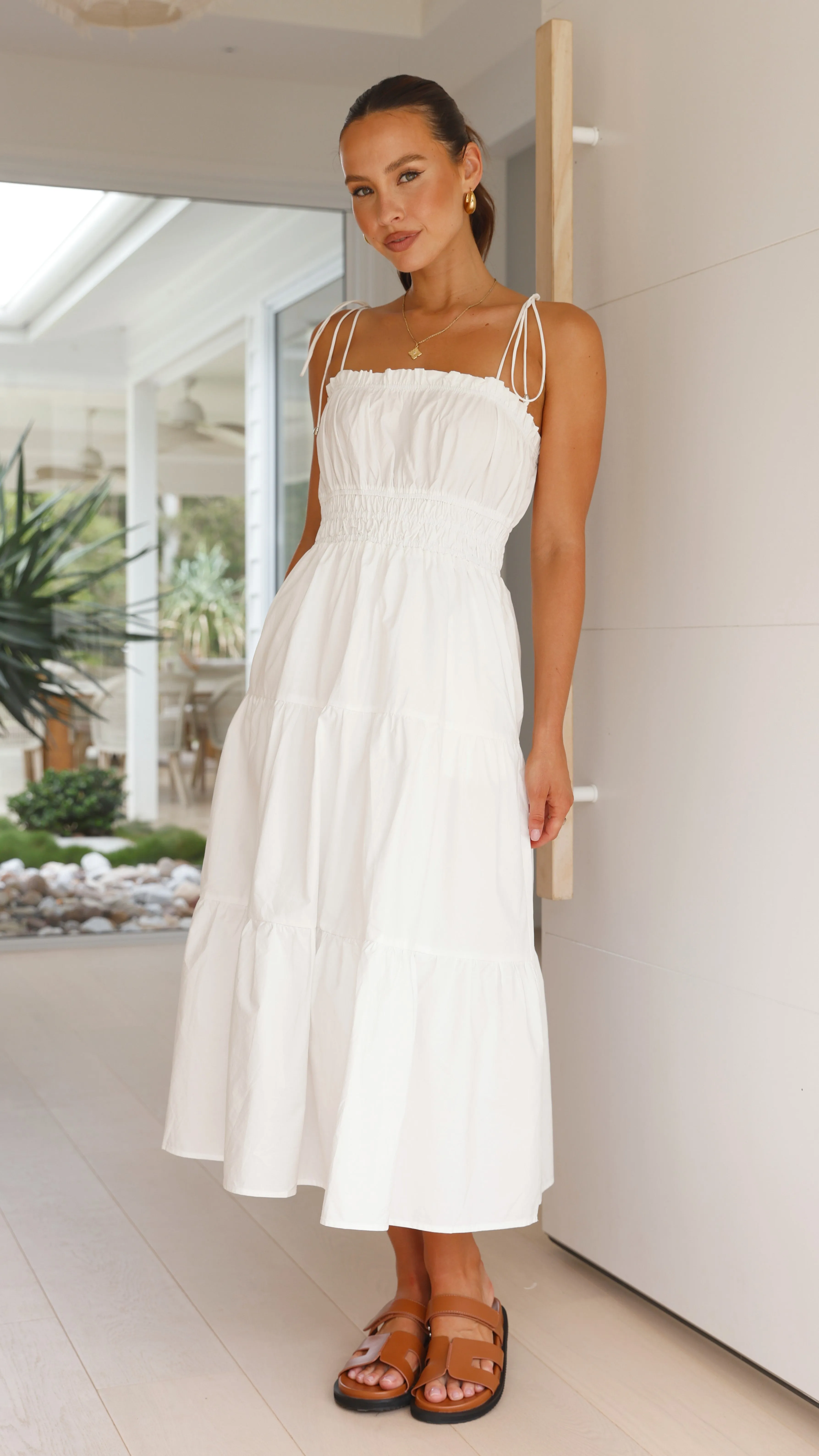 Samaya Midi Dress - White sold by Billy J product image thumbnail 5