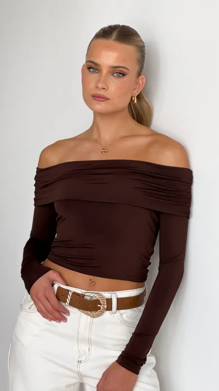 Salone Top - Chocolate sold by Billy J