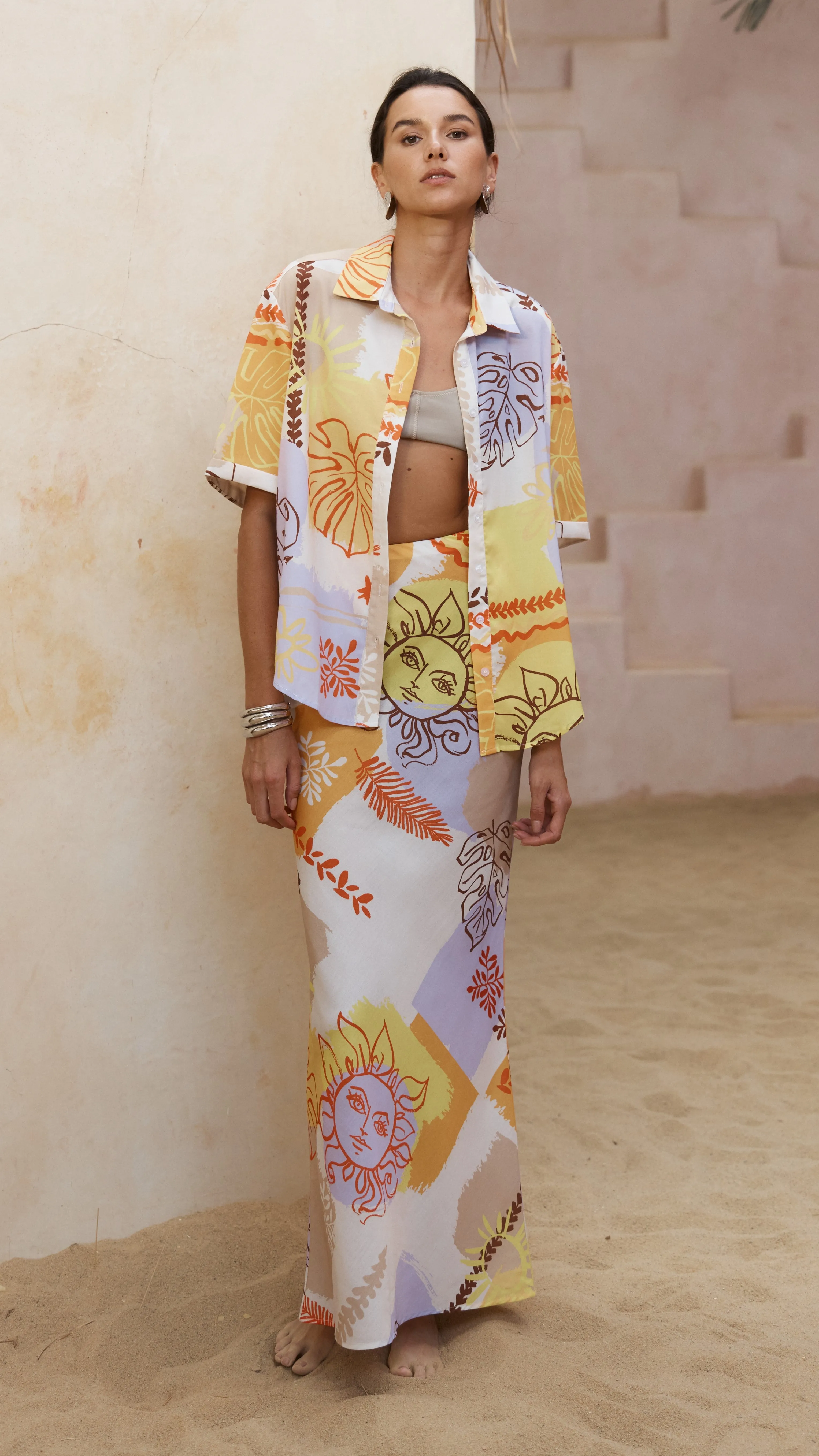 Palama Maxi Skirt - Palama Print sold by Billy J product image thumbnail 4