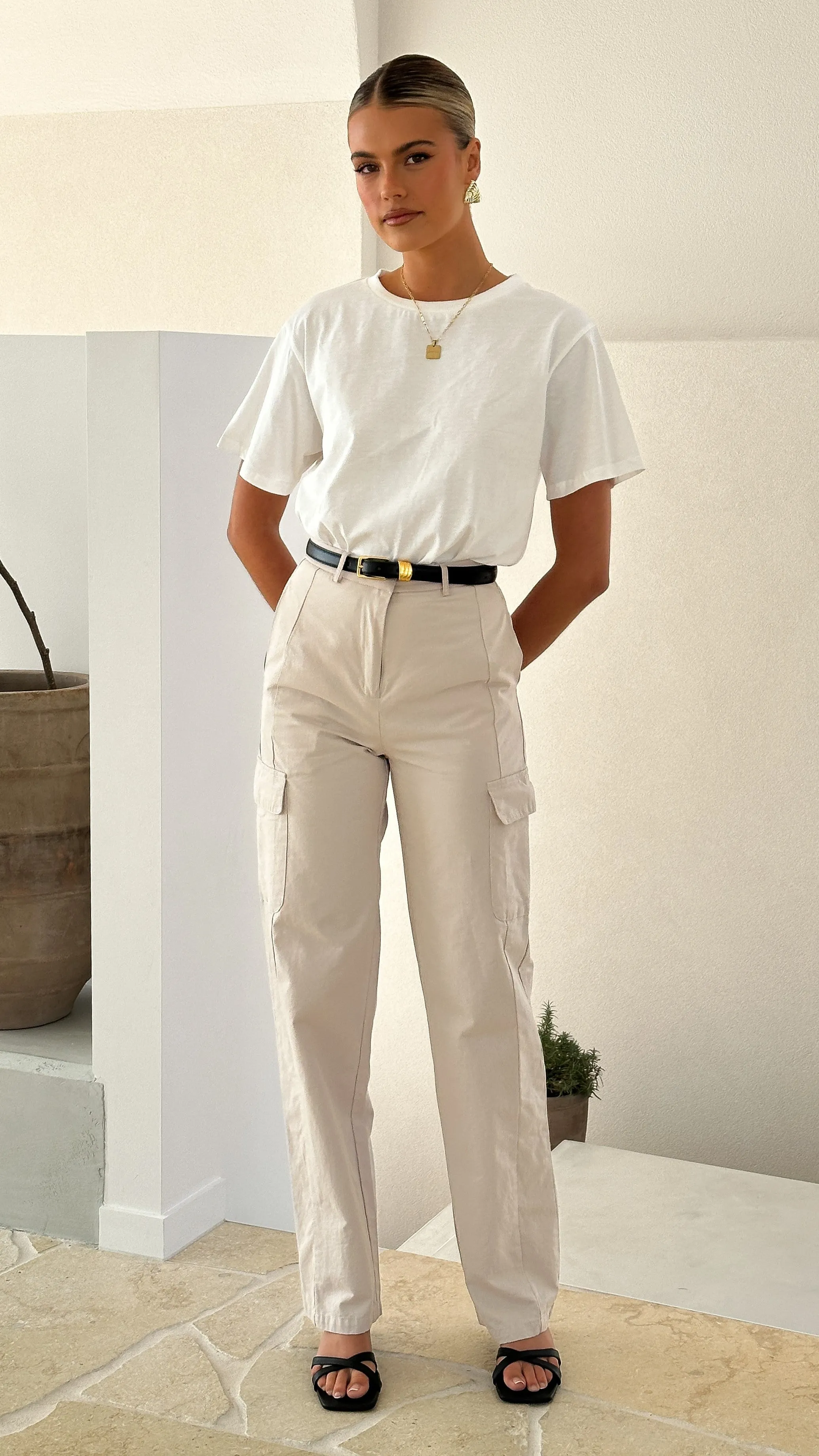 Tamara Pants - Cream sold by Billy J product image thumbnail 4