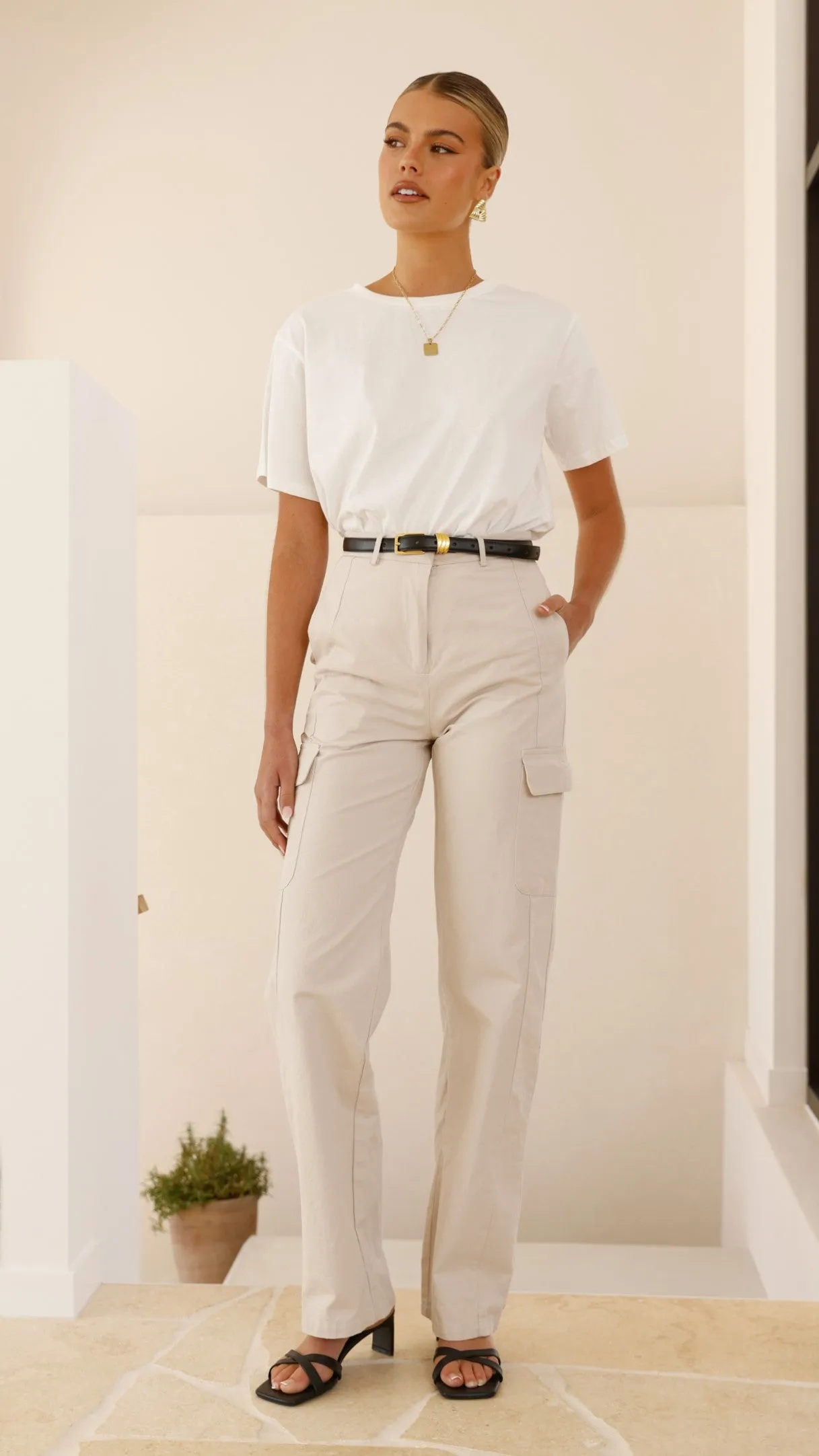 Tamara Pants - Cream sold by Billy J product image thumbnail 5