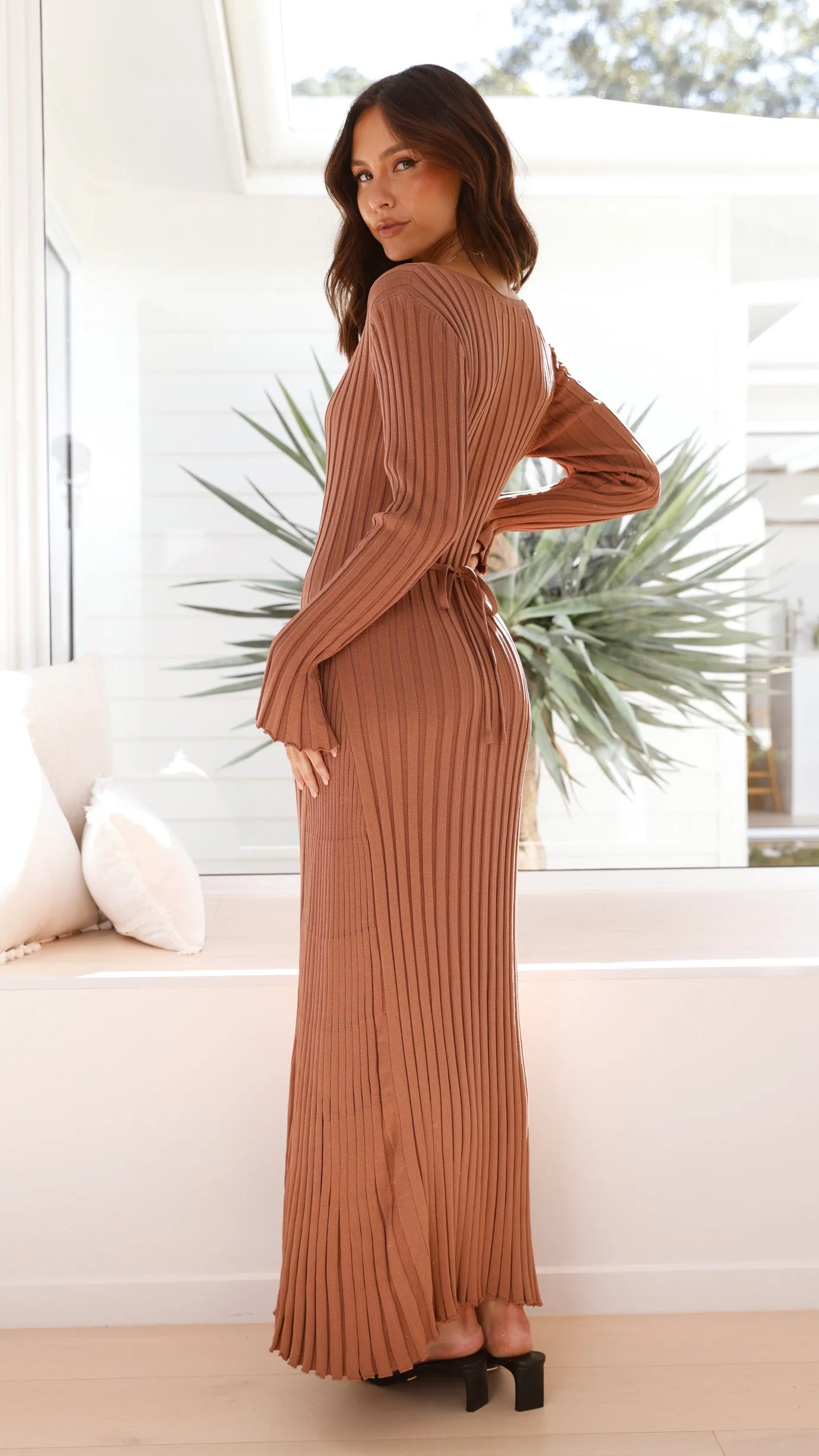 Winslow Maxi Dress - Mocha sold by Billy J product image thumbnail 2