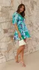 Frankie Mini Dress - Blue Multi sold by Billy J