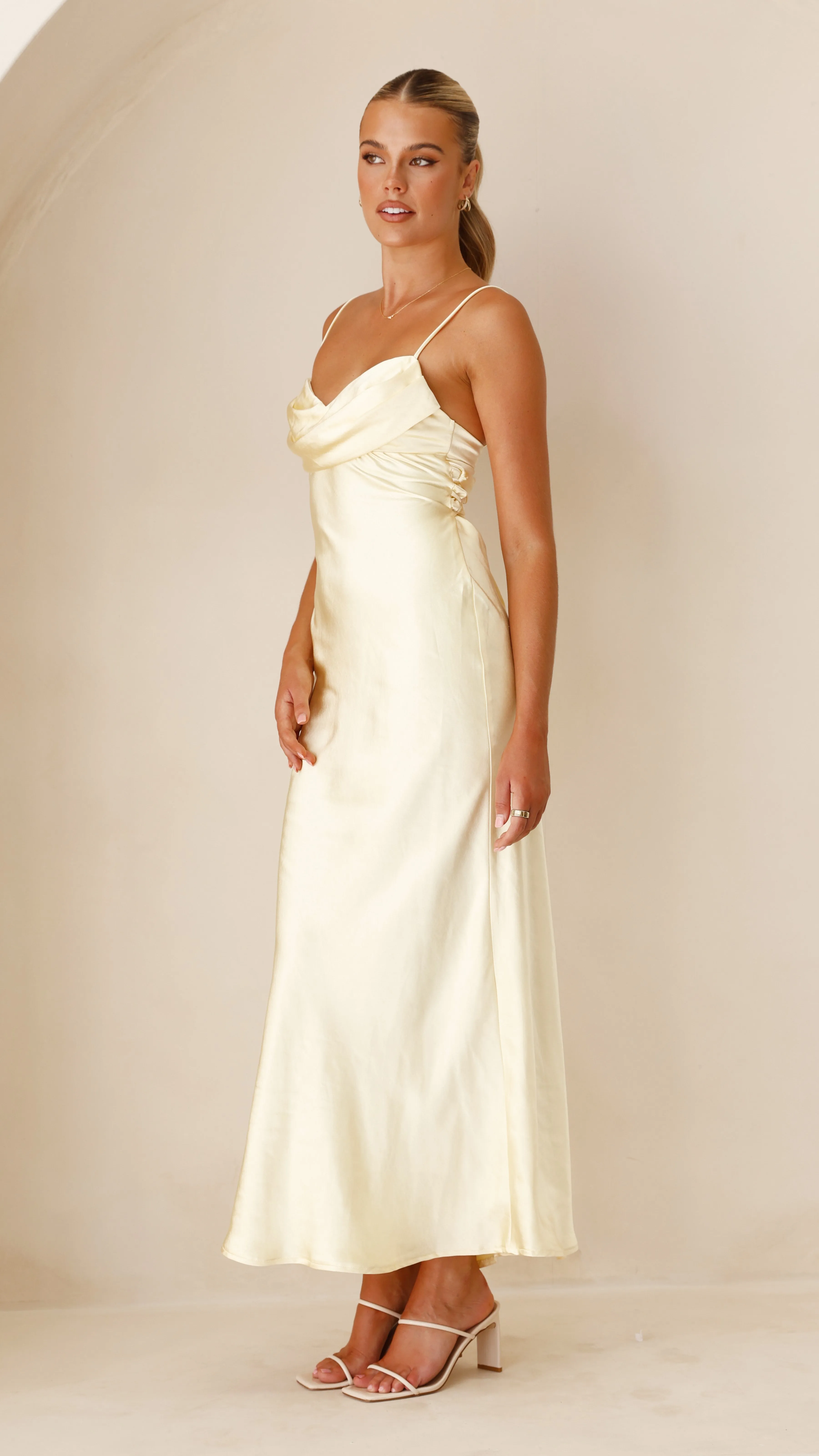 Justine Midi Dress - Yellow sold by Billy J product image thumbnail 3