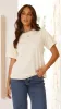 Nelli Crew Neck T-Shirt - Butter sold by Billy J