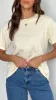 Nelli Crew Neck T-Shirt - Butter sold by Billy J