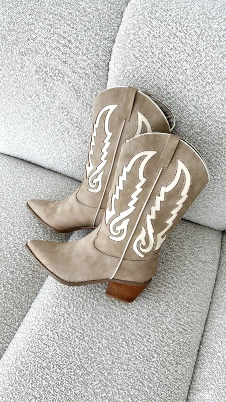 Norva Boot - Taupe sold by Billy J
