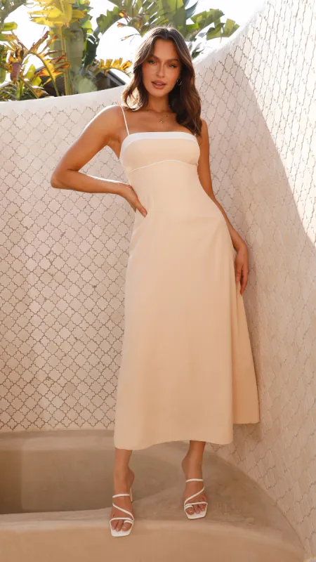 Callisto Maxi Dress - Oat sold by Billy J