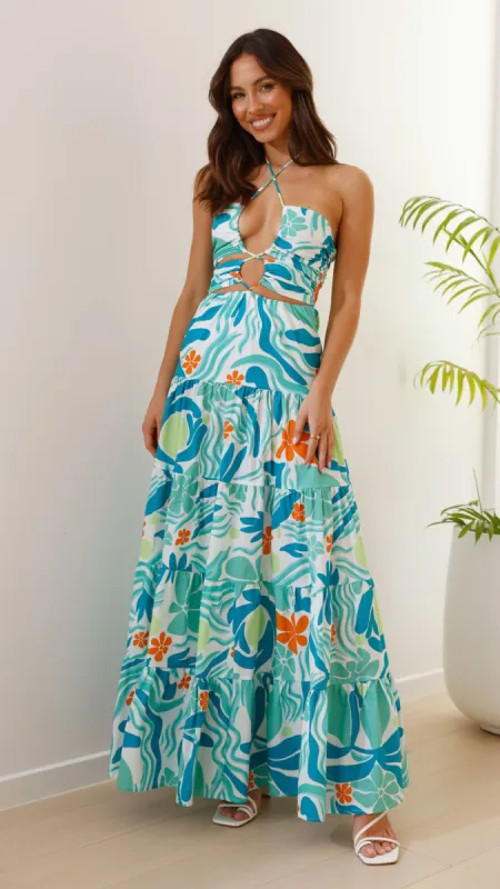 Montero Maxi Dress - Montero Print sold by Billy J