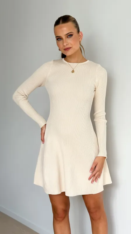 Amity Mini Dress - Cream sold by Billy J