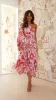 Brooklyn One Shoulder Midi Dress - Pink Floral sold by Billy J