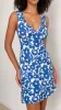 Taylor Mini Dress - Blue Floral sold by Billy J
