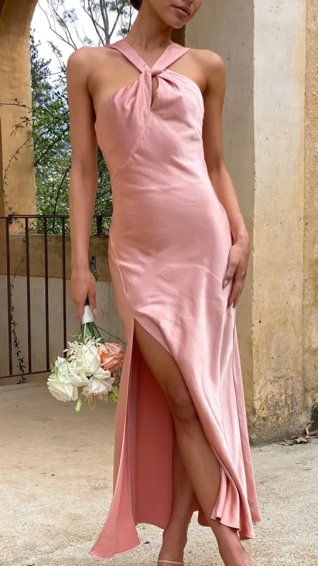 Hadria Midi Dress - Rose made by Billy J