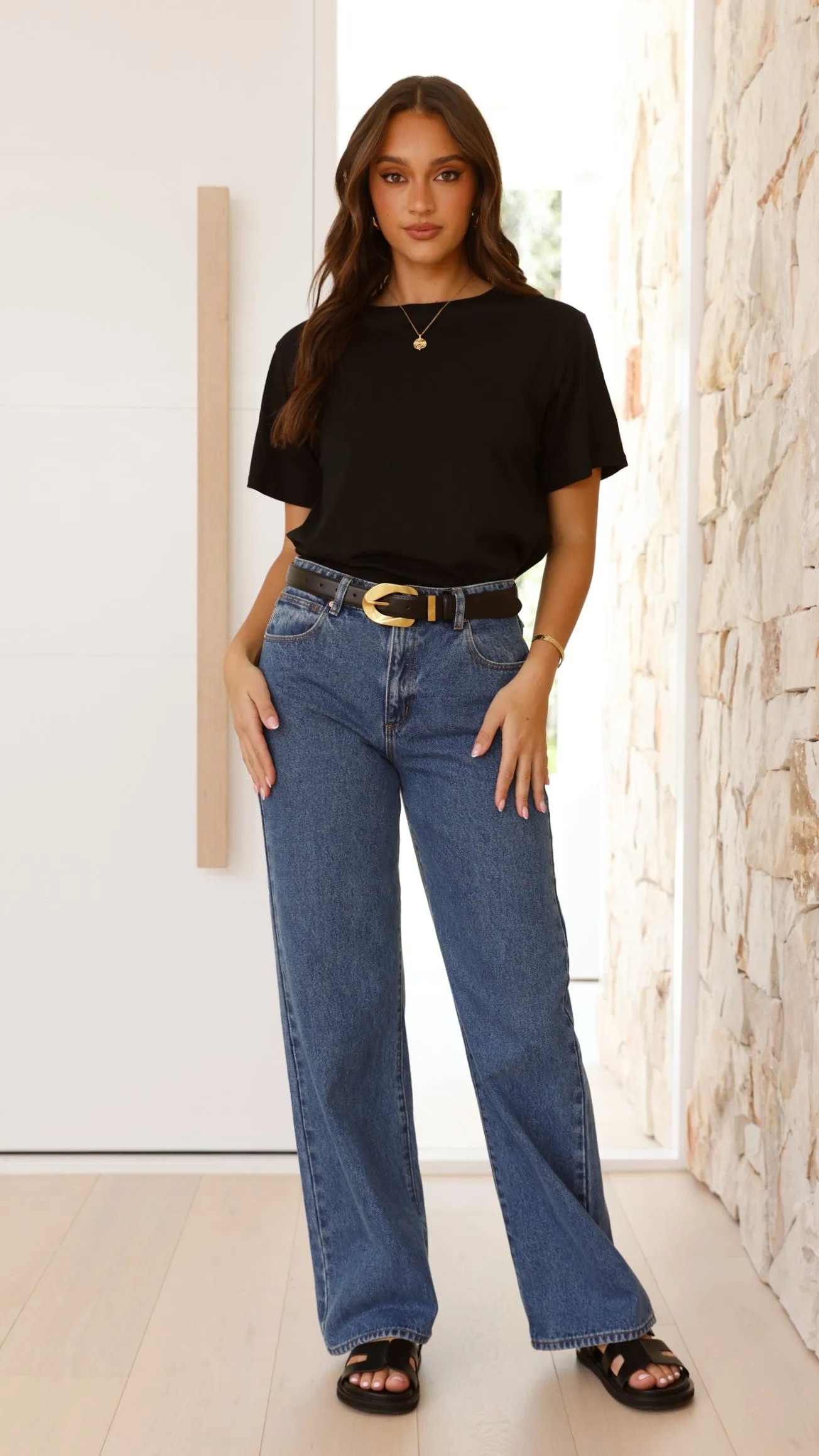 Nelli Crew Neck T-Shirt - Black sold by Billy J product image thumbnail 5